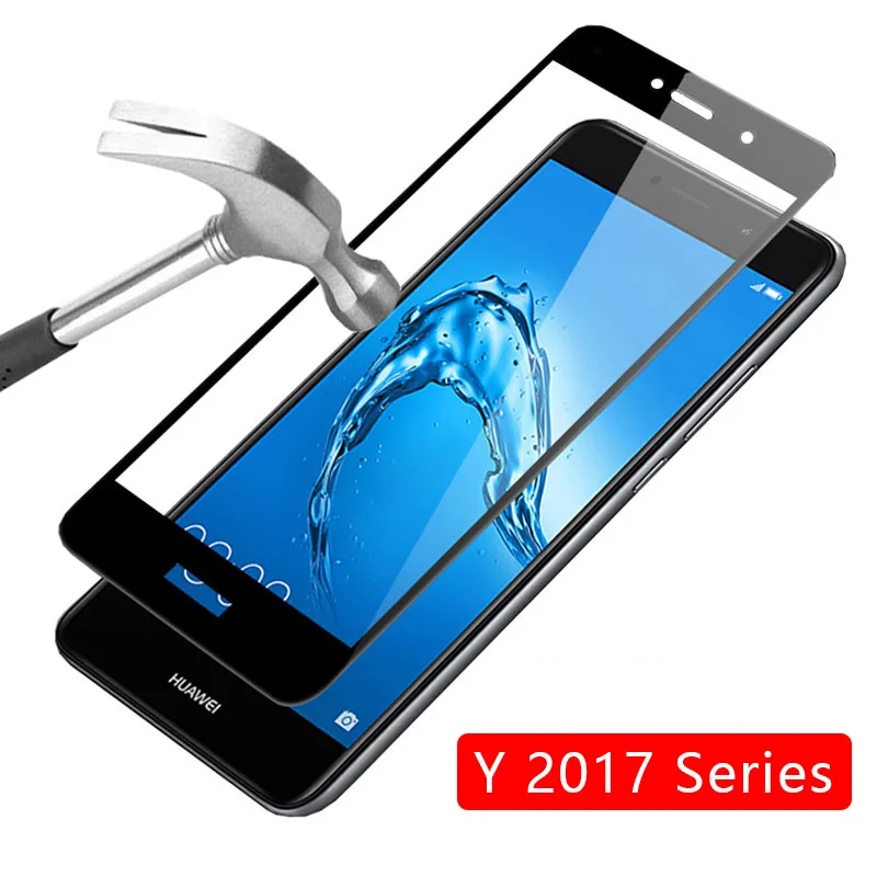Защитное стекло закаленное для Huawei Y3/Y5/Y6/Y7 2017|Защитные стёкла и плёнки телефонов| |