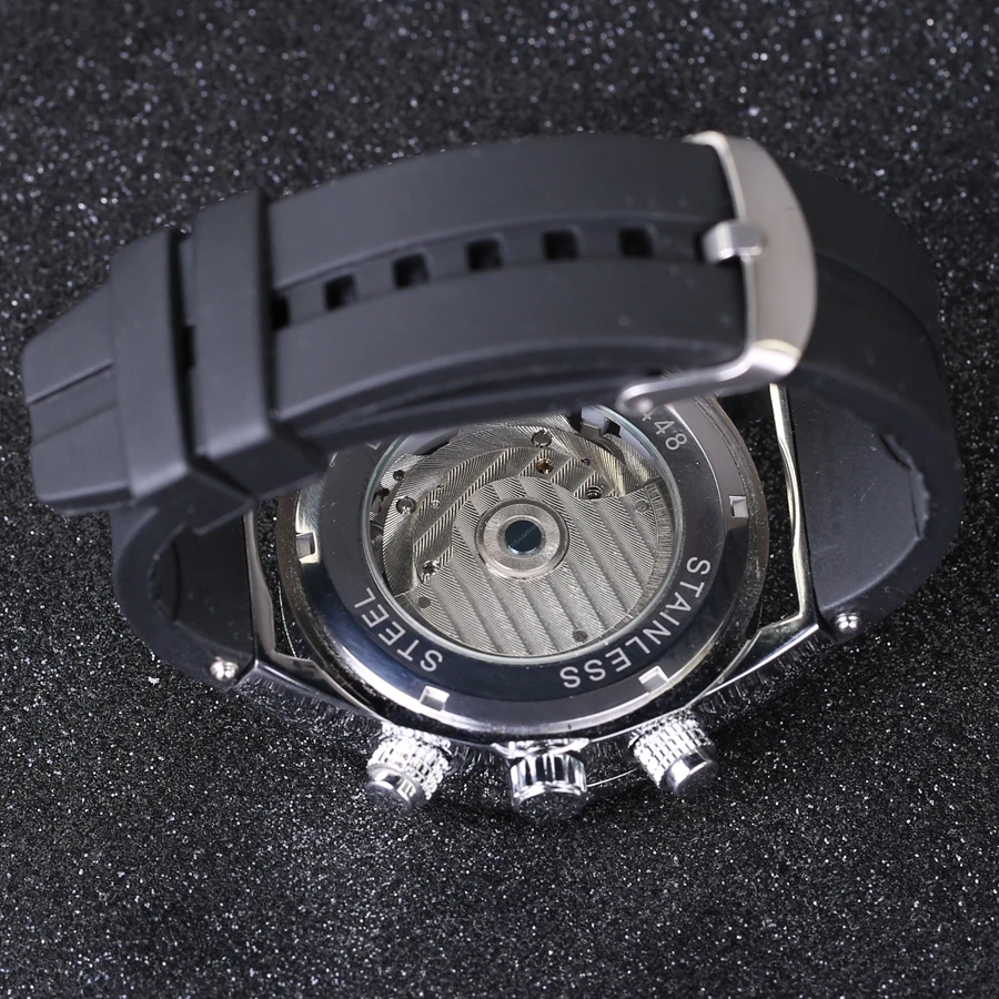 2016 новые мужские спортивные часы автоматические механические наручные люксовый