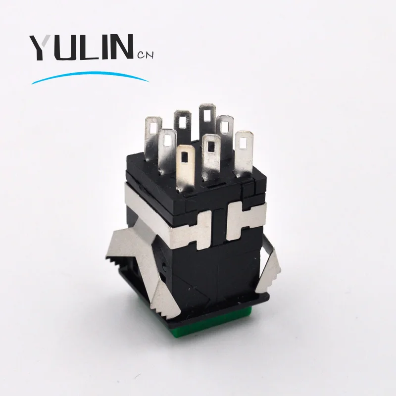 5шт./лот KD2 22 самосброс с 3v led переключателем 3A/250V 6A/125V защелкивающаяся 2NO2NC