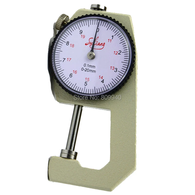 0 20 мм Циферблат Толщина калибра кожи прибор для калибровки ювелирных изделий