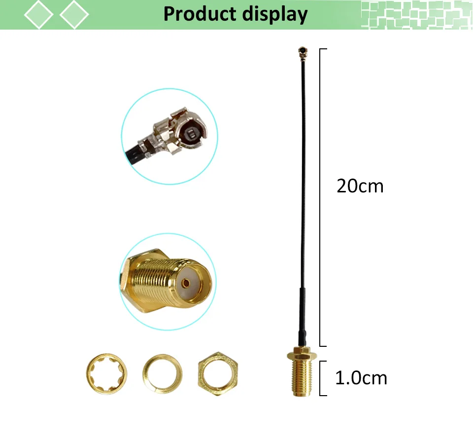2pcs 868 MHz 915 MHz Антенна 5dbi SMA мужской разъем GSM 915 MHz 868 MHz antena antenne водонепроницаемый+ 21cm RP-SMA/u. FL соединительный кабель