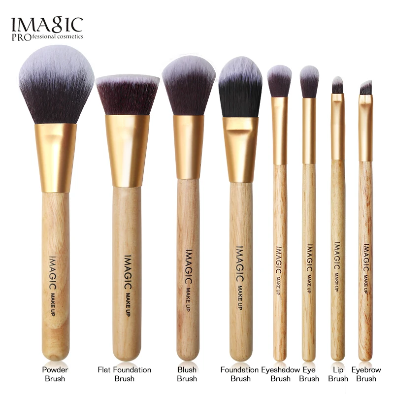 Imagic Professional набор кистей для макияжа Pro Высокое качество тени для век Румяна смешивания кисти для макияжа Кисти для макияжа, мягкие синтетические для Красота