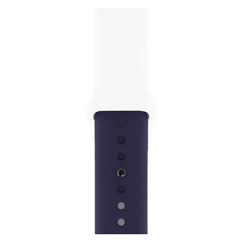 White dark blue Ремешок для спортивных часов для apple watch band apple watch 5 4 3 band 44 мм/40 мм 42 мм 38 мм iwatch band correa pulseira ремешок для браслета - Цвет ремешка: White dark blue