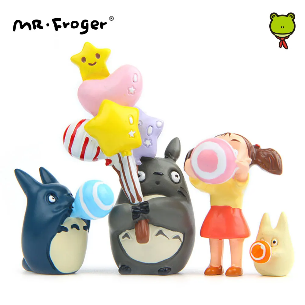 Mr. Froger Японские Аниме фигурки парк развлечений мини-украшения для сада
