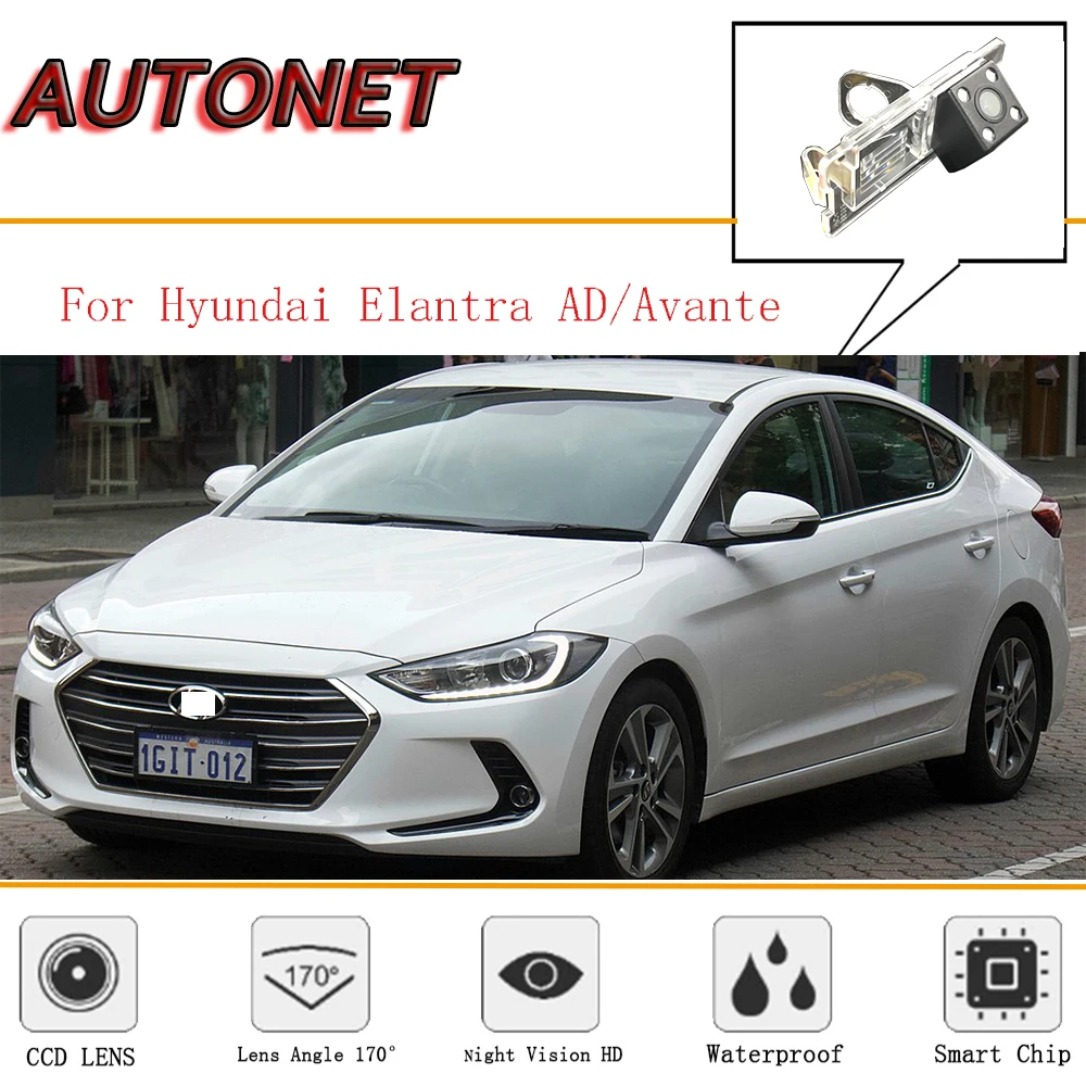 Камера заднего вида для Hyundai Elantra AD/Avante/super 2015 ~ 2018 MK6 CCD камера с ночным
