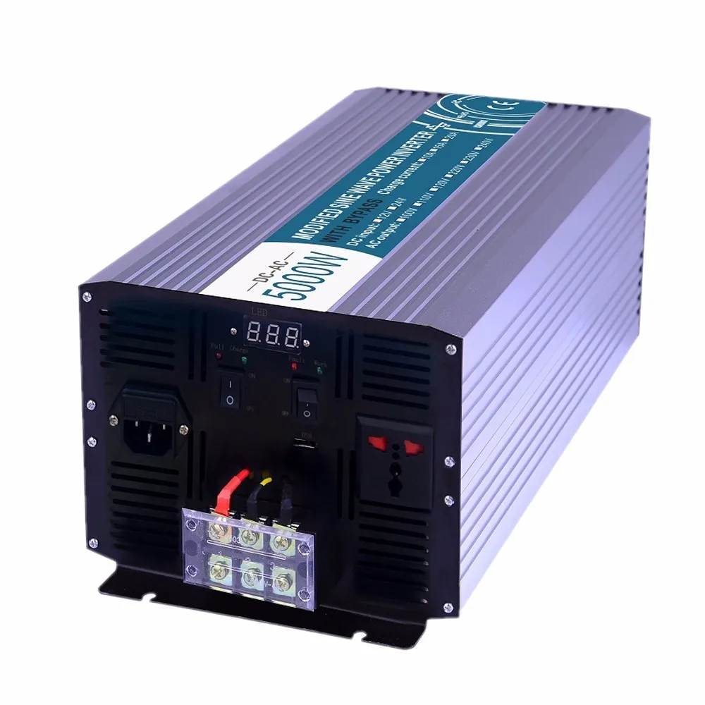 Умные инверторы зарядное устройство 5000 Вт инвертор чистой синусоидальной волны