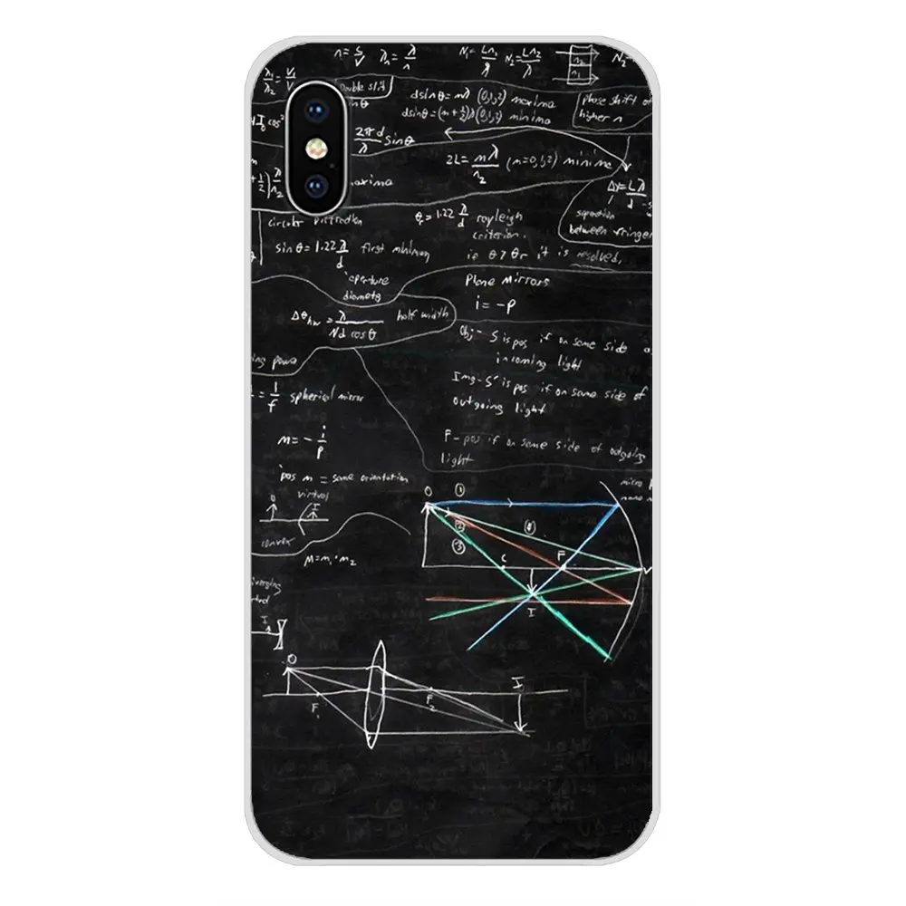Аксессуары чехлы для телефонов вдохновленные математической формулой Apple iPhone X XR