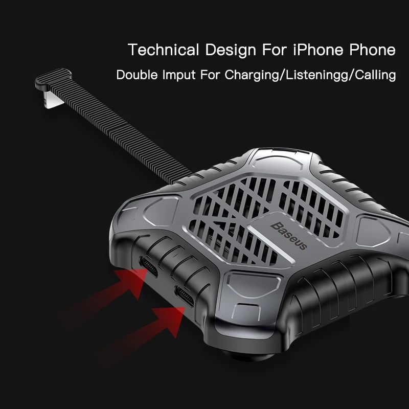 Новые мини мобильный телефон кулер для iPhone X Xs Max XR 7 8 плюс игры Чехол с аудио