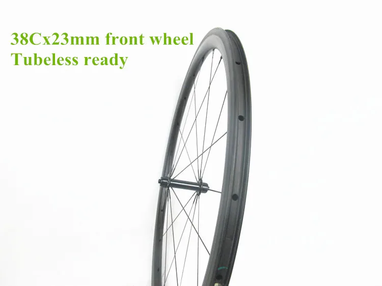 FSC38CM-23T U форма дороги 38Cx23mm карбоновые велосипедные тормоза Clincher. популярных 700C полный углеродного волокна велосипед велоспорт колесная 20/24 H диски