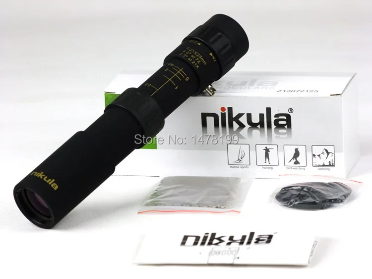 Nikula10-30x25 Монокуляр зум телескоп Бинокль Высокое качество ночного видения монокуляры HD карманный
