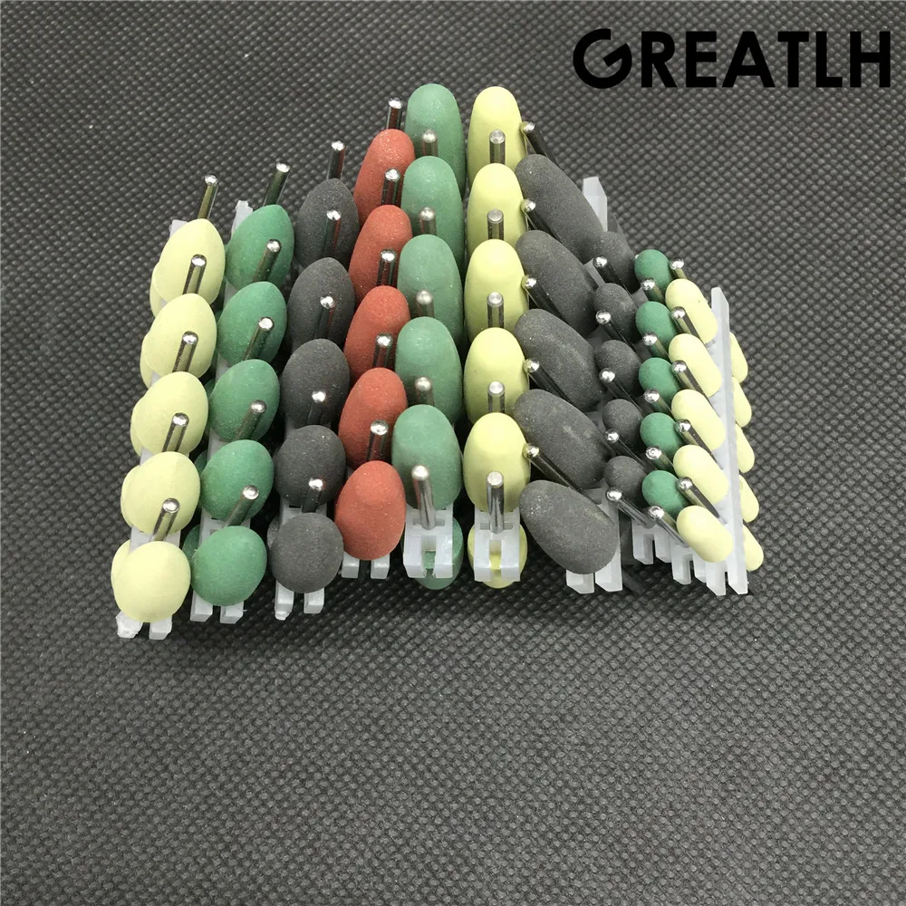 100 шт. стоматологические силиконовые Полировальные Алмазные зубы полировальная