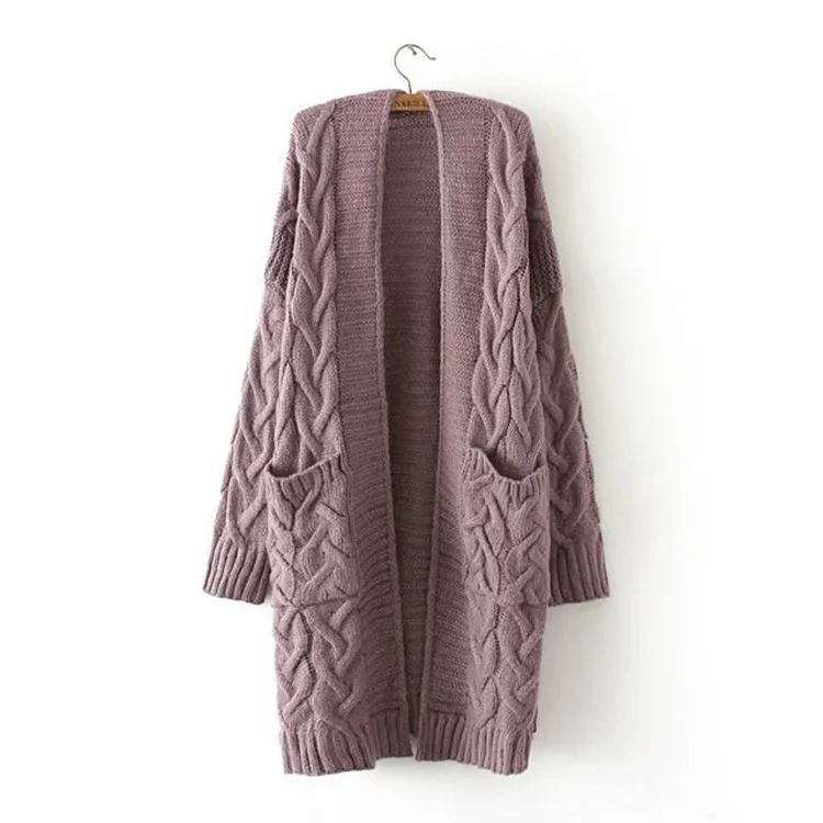 Tarocolor Try Everything Long Cardigan Women Long Sleeve Women's Sweaters For Winter Fashion Women Coat Sweaters Ladies Clothing - Цвет: Tarocolor