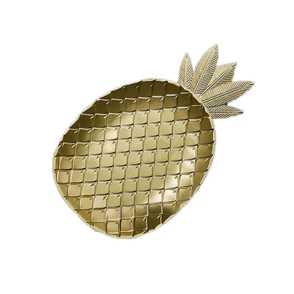 Pineapple Поднос для закусок скандинавский ветер деревянный поддон лист ананаса форма фруктовая чаша деревянный поднос для хранения Фруктовый Набор посуды для снеков Ремесло Украшение - Цвет: Pineapple