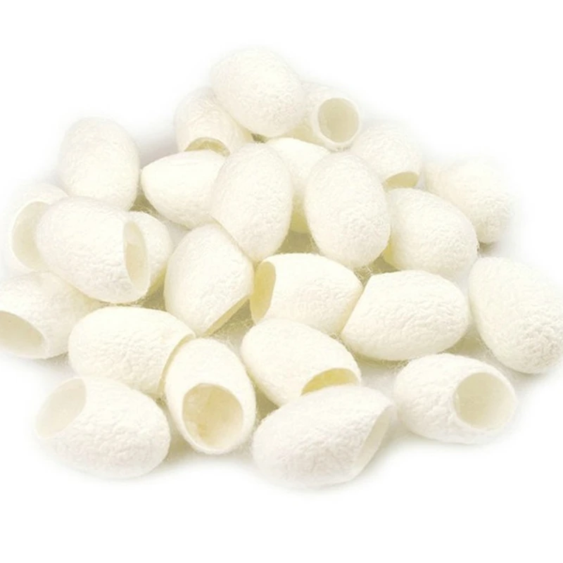 450 шт органические натуральные шелковые коконы шарики шелкопряда уход за кожей