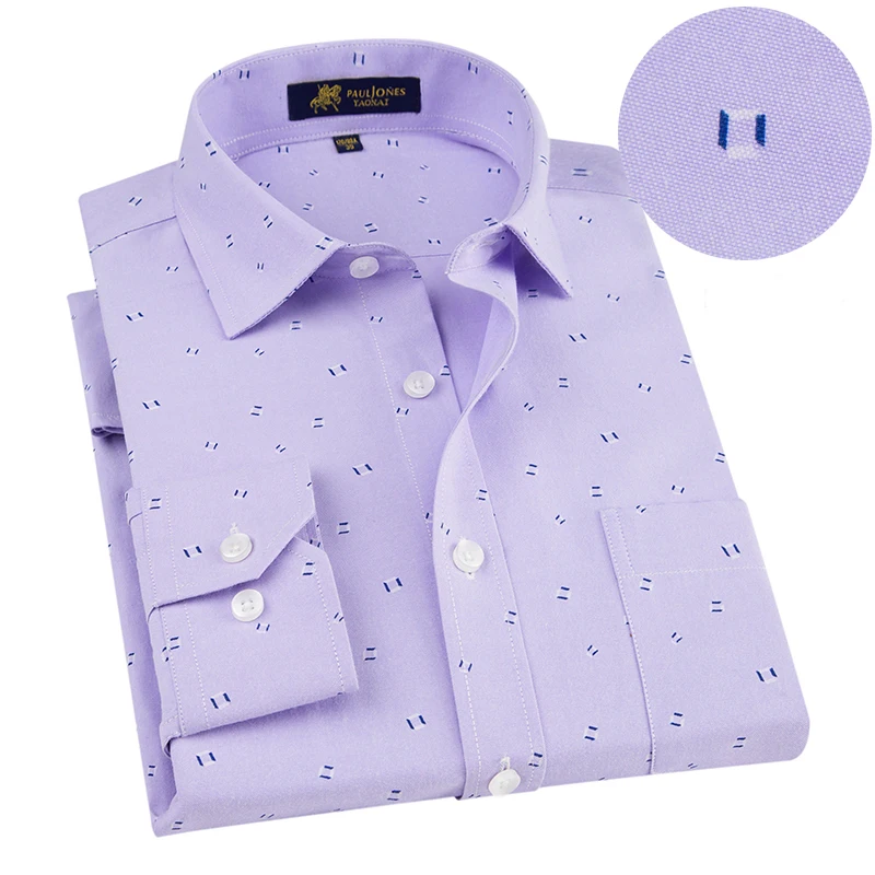 Рубашка мужская деловая из ткани Оксфорд повседневная не требует глажки