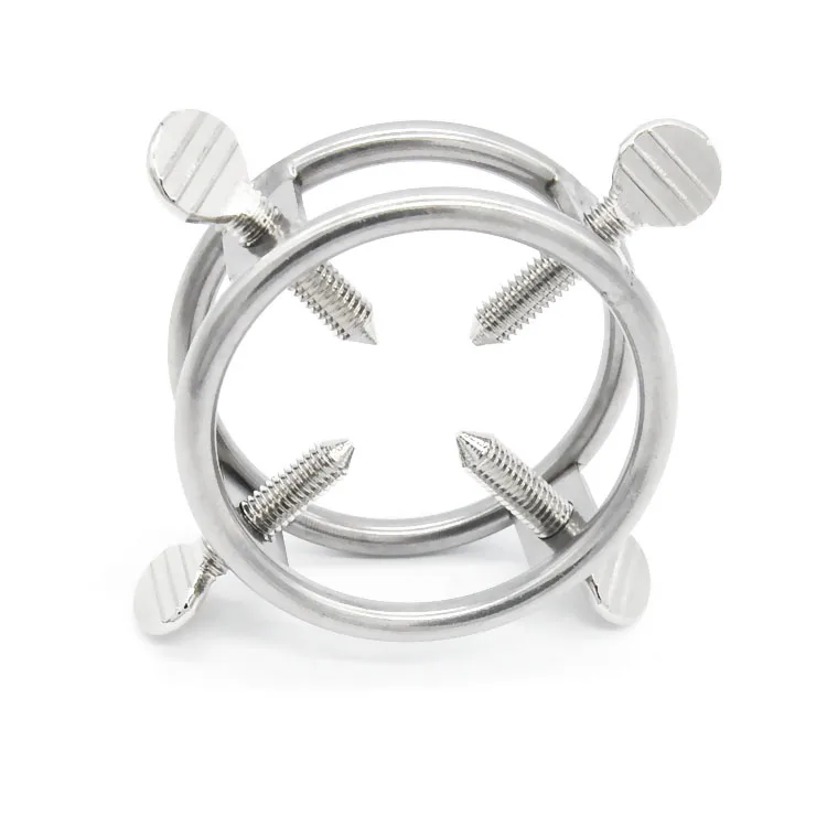 Кольцо на пенис с винтовым зажимом из нержавеющей стали|toy batman|toy boattoy storage |