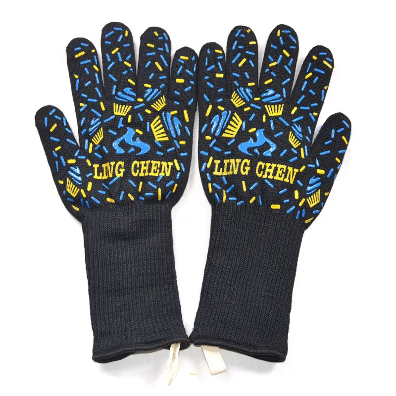 1 шт. кухонные перчатки для барбекю духовки выпечки экстремальные термостойкие