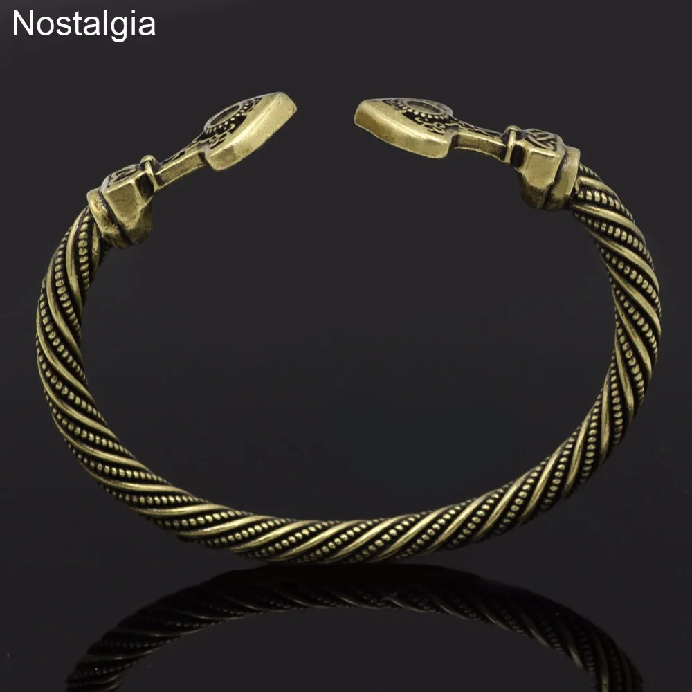 Ностальгия Vikingos Thor Hammer Thunder винт с предельным моментом затяжки для ногтей Pulseira