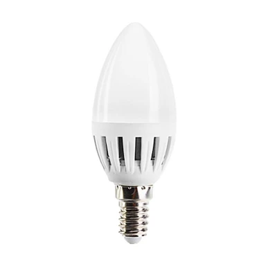 Светодиодные лампочки канделябры Dimmable 4W (40 Вт эквивалент) теплый белый мягкий