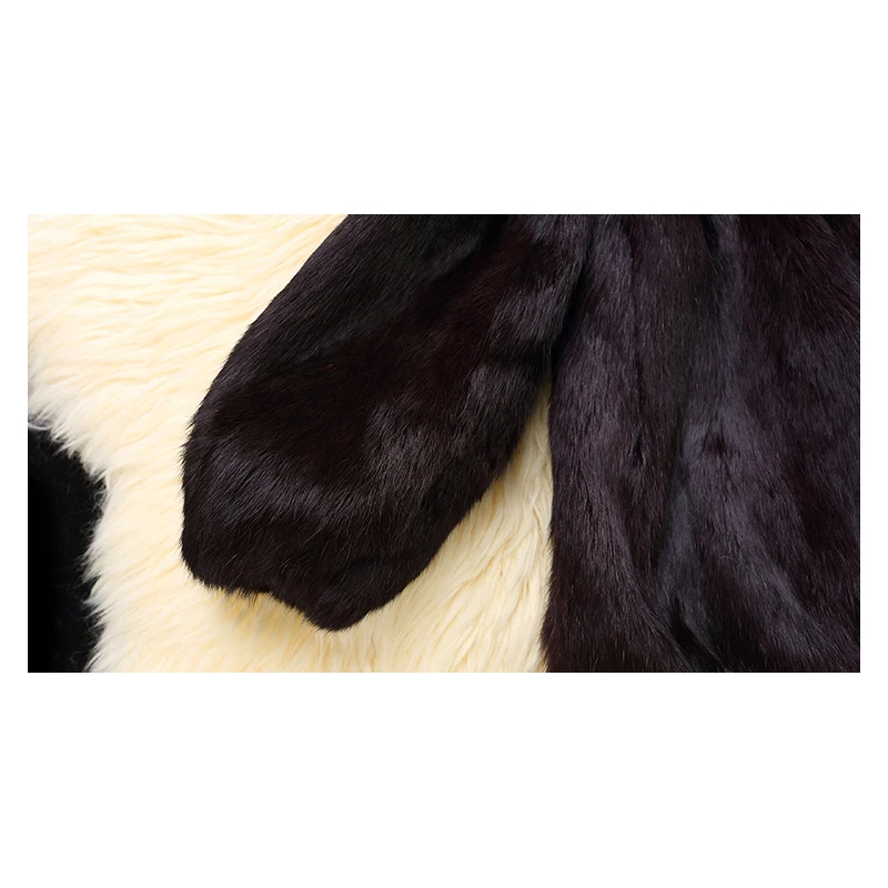 

Plus Size L - 7XL High Quality Natural Rabbit Fur Jackets Women Large Real Fox Fur Collar Slim Waist Real Fur Coats Overcoats