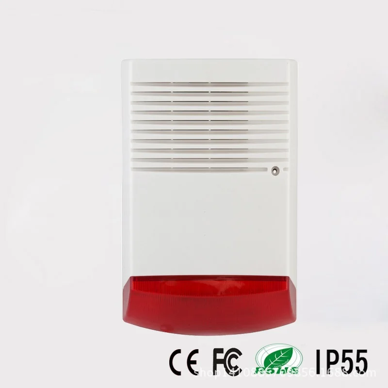 Открытый Водонепроницаемый проводной безопасности стробоскоп сирена звуковой