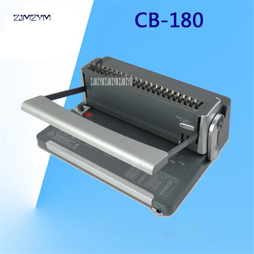 A4 бумажный дырокол Проволочный переплет машина для резки бумаги декоративный 21