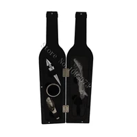 3pcs5pcs hot wine bottle corkscrew set wine tool bottle shaped holder bottle opener gift accessory set