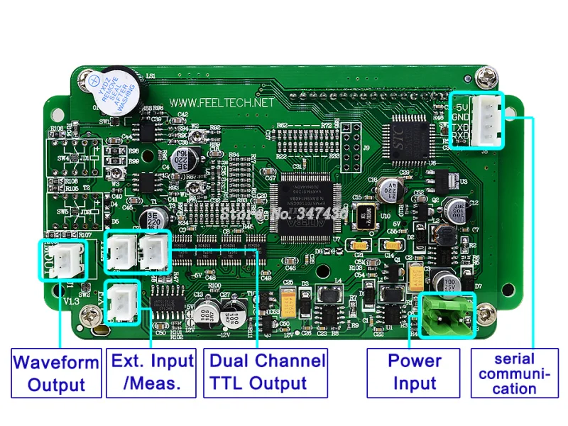 SGP3000 DDS source generator / trigger pulse wave train output /PWM test remote control | Инструменты