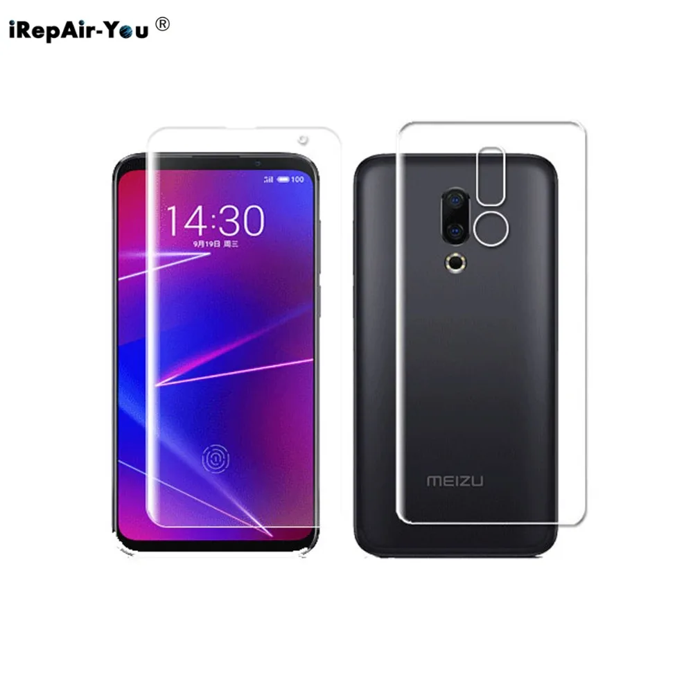 3D изогнутая мягкая нано Гидрогелевая пленка для Meizu 16X полная защита экрана 16 16th