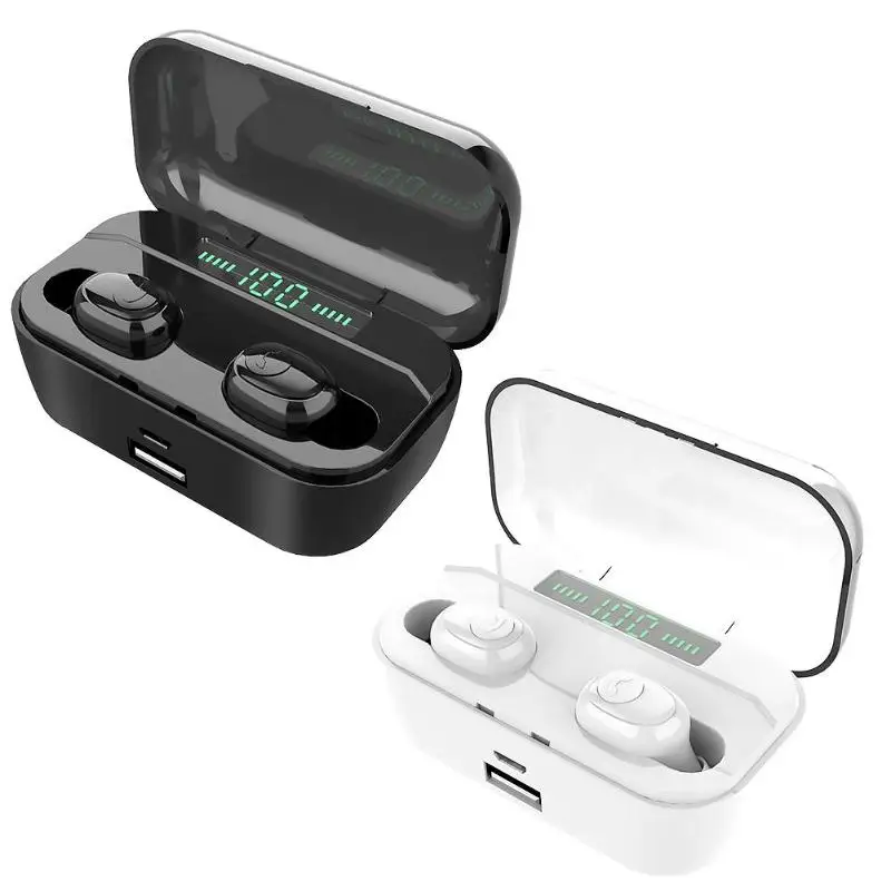 

VODOOL TWS-G6S Wireless Headphones Bluetooth-compatible 5.0 Earphones HiFi Headset LED Display Charge Box Sports Music Headset