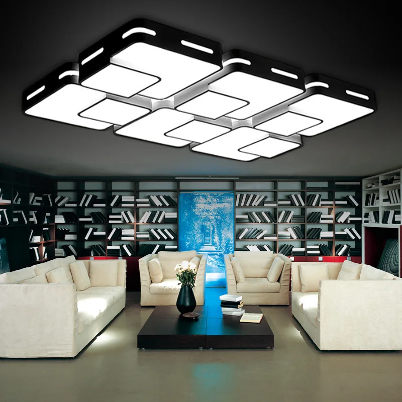 2017 современные светодиодные потолочные лампы для гостиной Lustre светильники