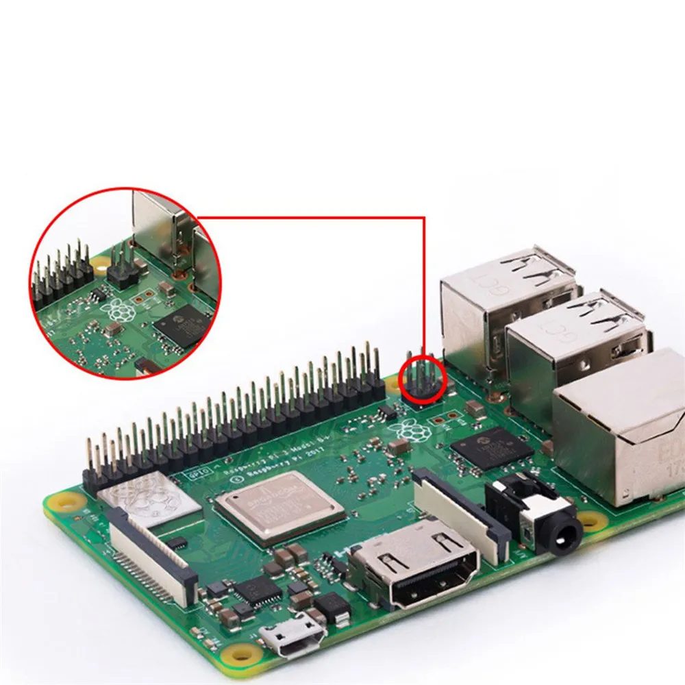 Макетная плата совместимая с RaspberryPi Model3B + linux 2.5A модуль питания программирующая