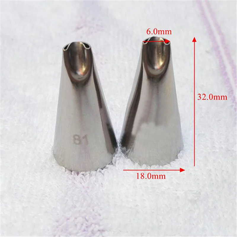 Aomily 2Pcs/Set Rose Flower Icing Piping Nozzles Chrysanthemum Cake Decorating Tips Patisserie Cupcake Baking Decor Accessories | Дом и сад