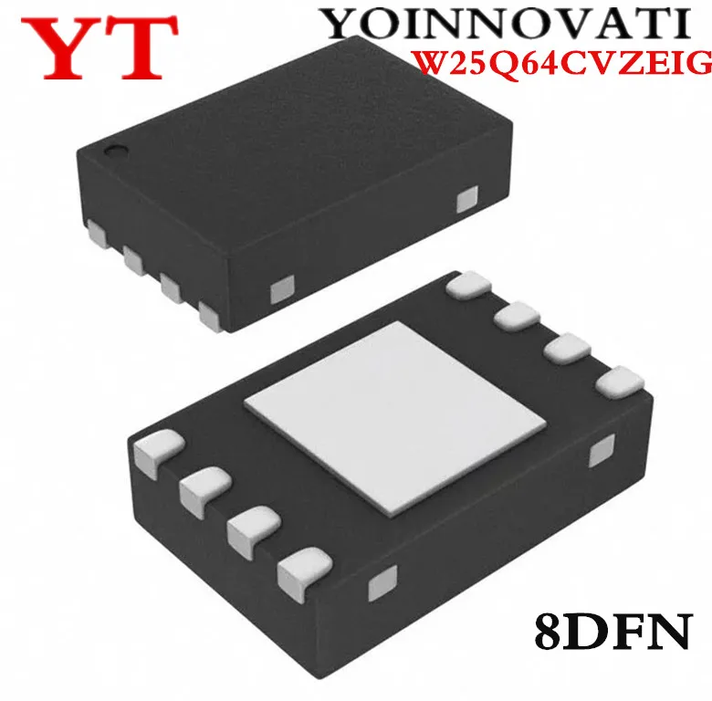  20pcs/lot W25Q64CVZEIG 25Q64CVEIG 25Q64CVIG W25Q64 FLASH 64MBIT 80MHZ 8WSON best quality.
