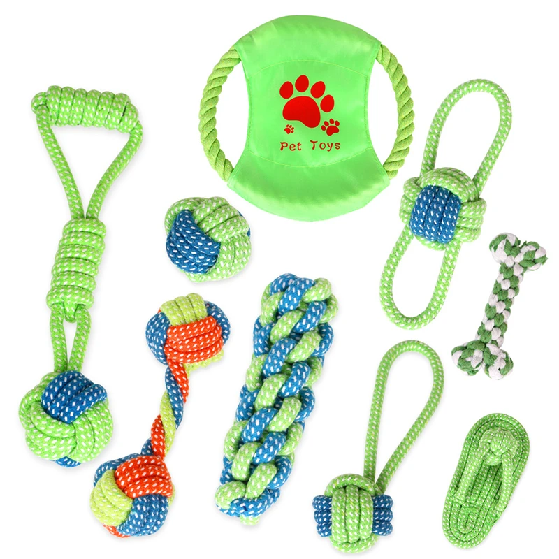 

Dog Toys Traning Funny Cotton Rope Toys for Small Puppy Dogs Cats Pet Chew Toys Teeth Clean Pet Supplies
