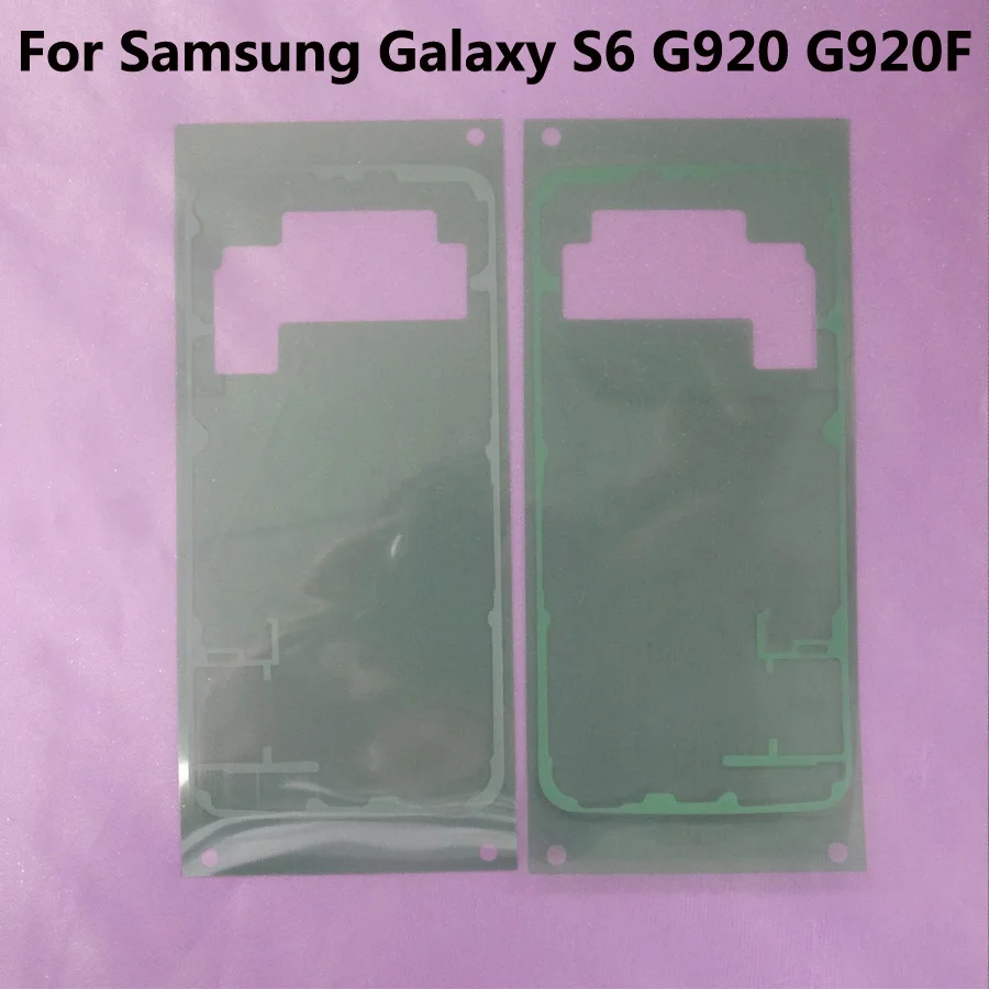 Наклейка на заднюю панель аккумулятора 2 шт. клейкая лента для Samsung Galaxy S6 S7 S8 S9 edge