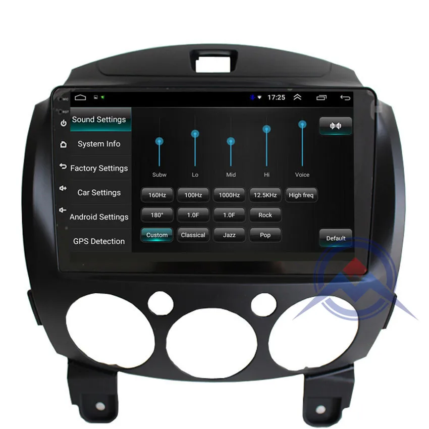 ZOHANAVI 9inch 2.5 D Android 9.0 car Multimedia Player For Mazda 2 2007- Car auto Radio DVD Player GPS Navigation map