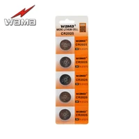 5x wama cr2025 button cell coin battery br2025 2025 dl2025 ecr2025 kcr2025 lm2025 lithium 3v car remote batteries