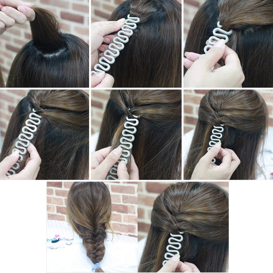Большой/маленький Twist Стайлинг Bun Maker ткань ролик Группы волос плетение Инструмент рыбья кость плетельной ролик для укладки волос Парикмахерские асса