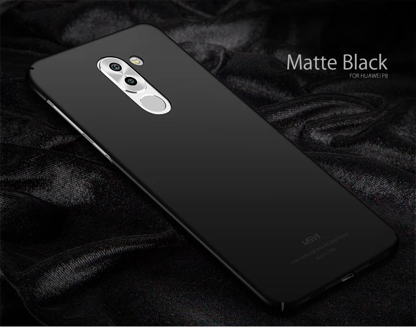 Huawei honor 6X чехол MSVII ультра тонкий гладкий и матовый Жесткий Чехол для задней панели телефона чехол s для huawei GR5 mate 9 lite чехол