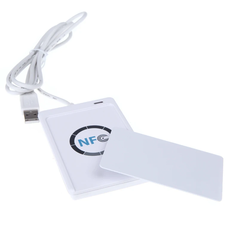 Считыватель смарт-карт USB NFC RFID записывающее устройство для всех 4 типов (ISO/IEC18092)
