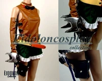 final fantasy x 2 rikku cosplay costume with gloves 11