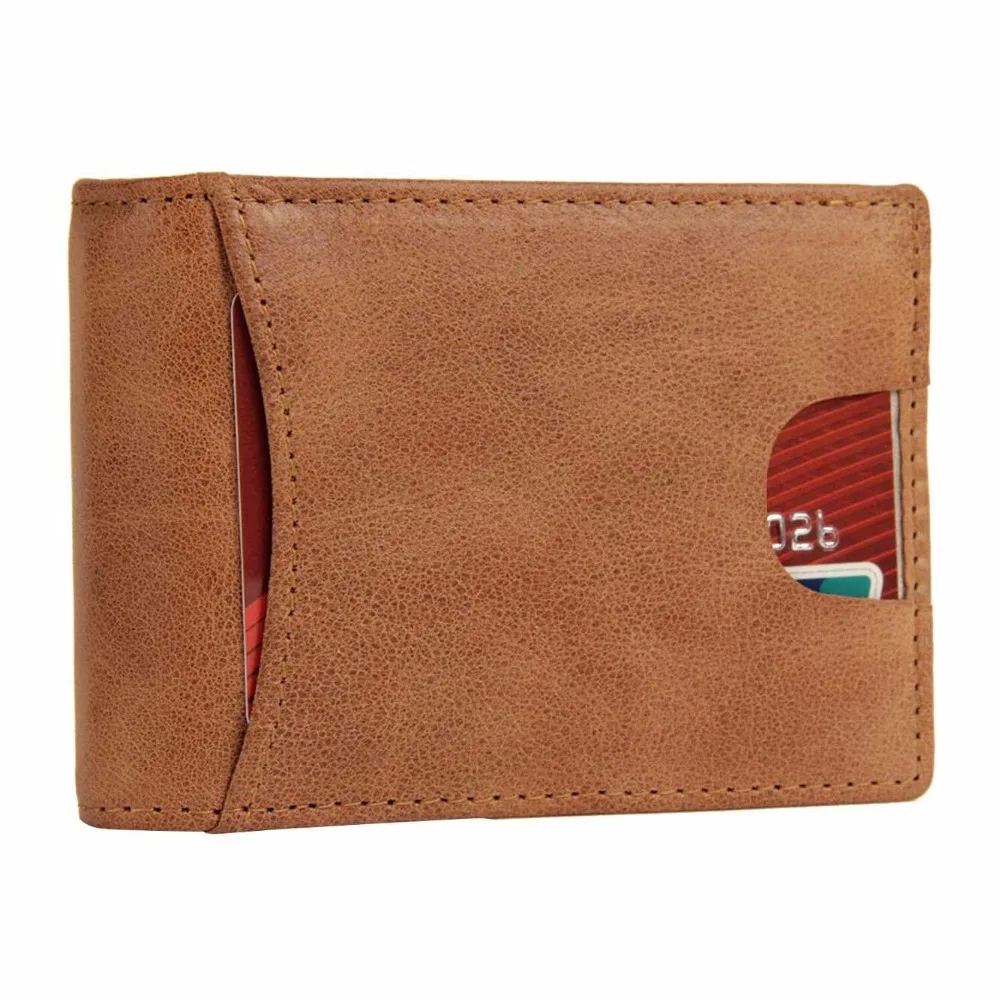 Rfid блокирующий кошелек для кредитных карт держатель денег с металлическим зажимом дизайнерский защитный