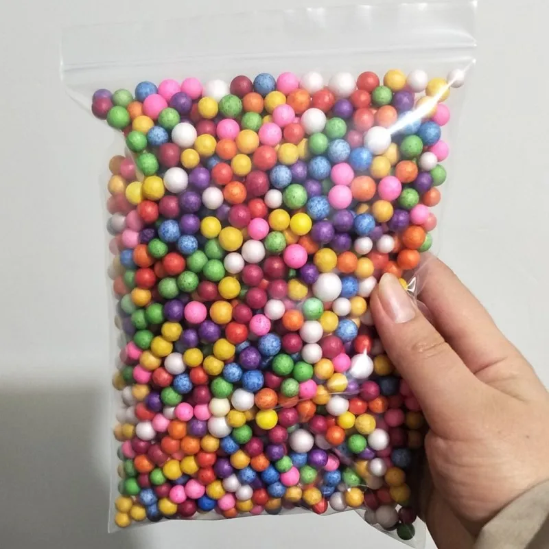 7-9mm mix 2,5-3,5/4-6/7-9 мм 15 г/пакет мини-шарики из пенополистирола цветные шарики из пенополистирола декоративные мини-шарики из пенопласта наполнитель - Цвет: 7-9mm mix