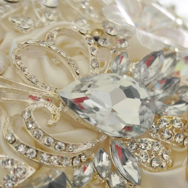 Элегантный свадебный модный жемчуг стразы кристалл Искусственные цветы