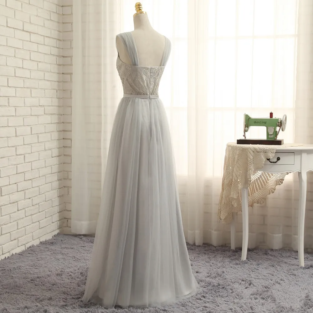 Новые дешевые платья подружки невесты до 50 А-силуэта милое Тюлевое кружевное