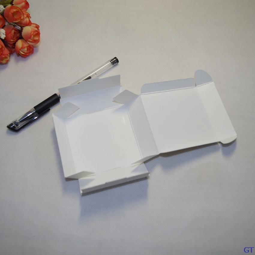 30 шт./лот 7 5x7 5x4 см подарочная упаковка-коробка из крафт-бумаги для праздника