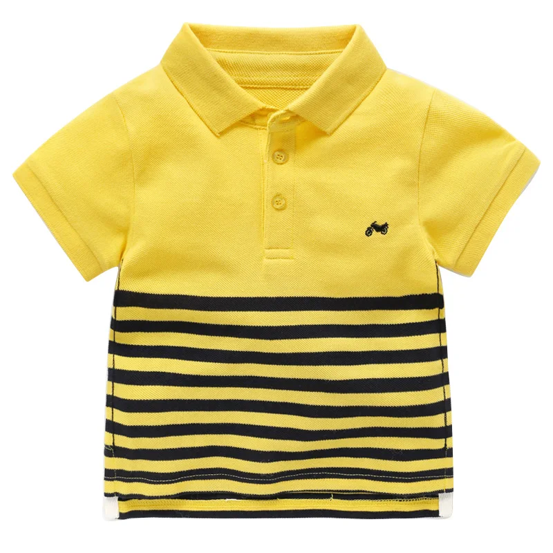 Футболка-поло для мальчика с коротким рукавом 2019 новая футболка Летняя детская