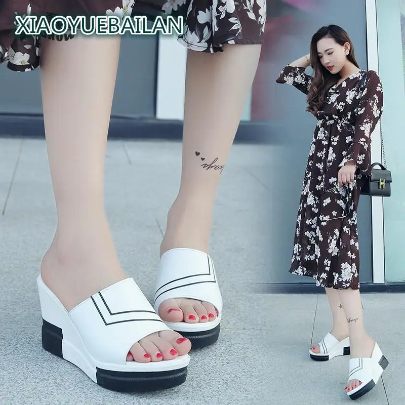 Новинка 2017 года женские шлепанцы летняя модная одежда универсальные пикантные