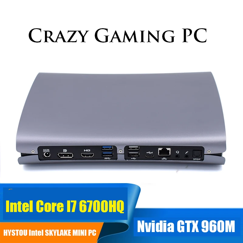 Двойной графический мини-ПК с Nvidia Geforce GTX 960M Intel Core i7 6700HQ WiFi и Bluetooth DDR4 ram i5 6300HQ игровой компьютер